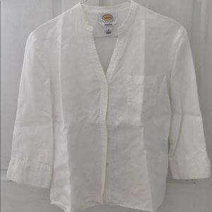 Talbots linen top